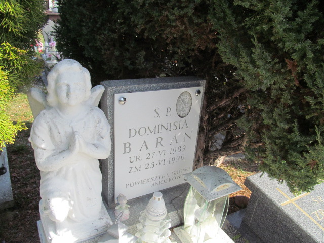 Dominika Baran 1989 Skierniewice - Grobonet - Wyszukiwarka osób pochowanych