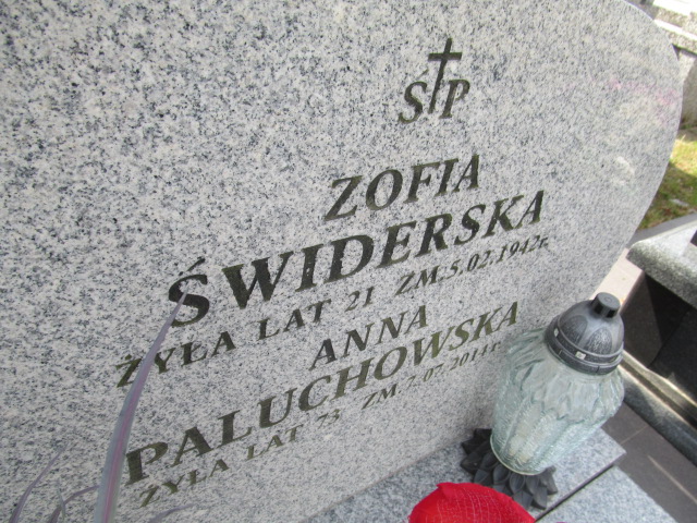 Zofia Świderska 1921 Skierniewice - Grobonet - Wyszukiwarka osób pochowanych