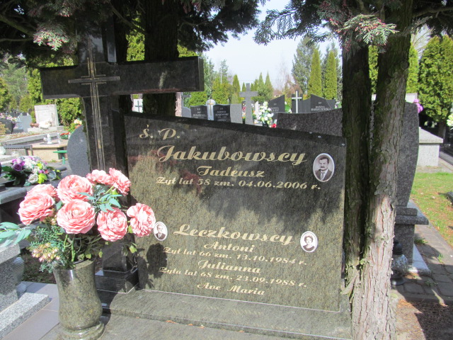 Tadeusz Jakubowski 1948 Skierniewice - Grobonet - Wyszukiwarka osób pochowanych