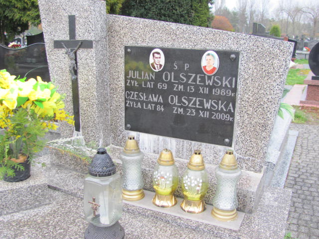 Czesława Olszewska 1925 Skierniewice - Grobonet - Wyszukiwarka osób pochowanych