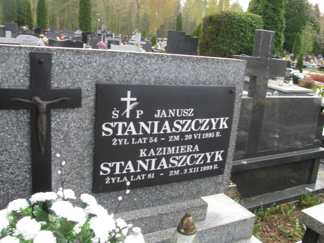 Kazimiera Staniaszczyk 1918 Skierniewice - Grobonet - Wyszukiwarka osób pochowanych