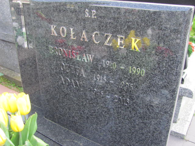 Adam Kołaczek 1946 Skierniewice - Grobonet - Wyszukiwarka osób pochowanych