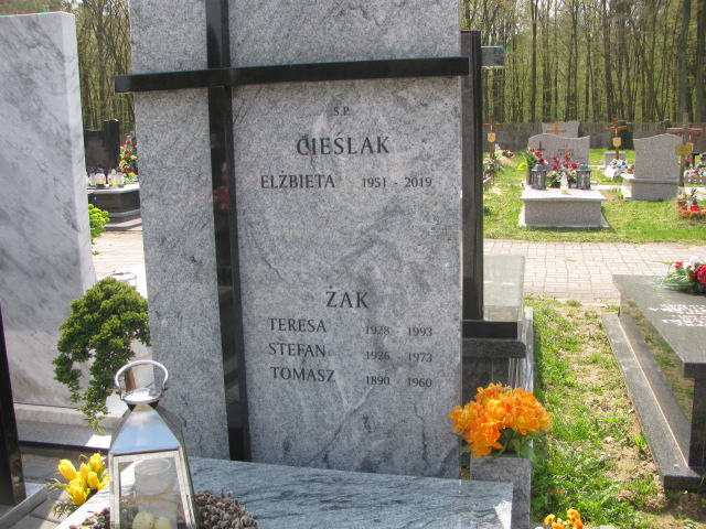 Tomasz Żak 1890 Skierniewice - Grobonet - Wyszukiwarka osób pochowanych