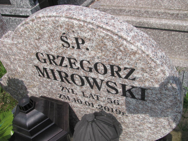 Grzegorz Mirowski 1962 Skierniewice - Grobonet - Wyszukiwarka osób pochowanych