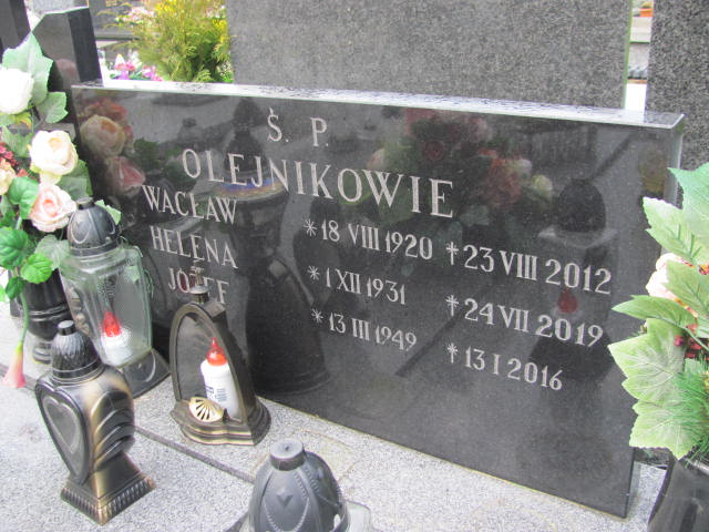 Józef Olejnik 1949 Skierniewice - Grobonet - Wyszukiwarka osób pochowanych