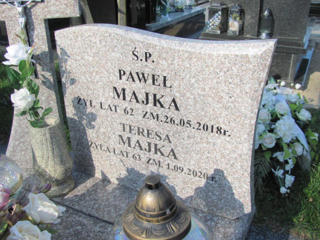 Teresa Majka 1957 Skierniewice - Grobonet - Wyszukiwarka osób pochowanych