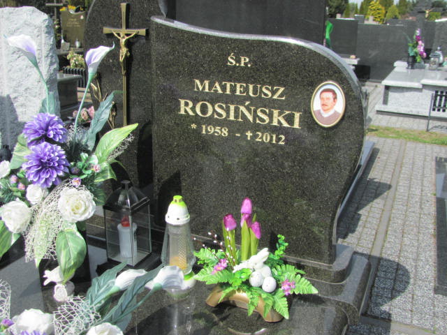 Mateusz Rosiński 1958 Skierniewice - Grobonet - Wyszukiwarka osób pochowanych