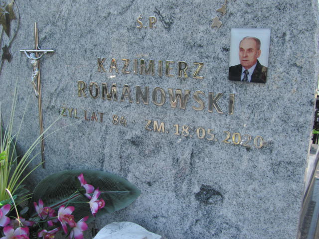 Kazimierz Romanowski 1936 Skierniewice - Grobonet - Wyszukiwarka osób pochowanych