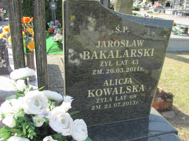 Alicja Kowalska 1945 Skierniewice - Grobonet - Wyszukiwarka osób pochowanych