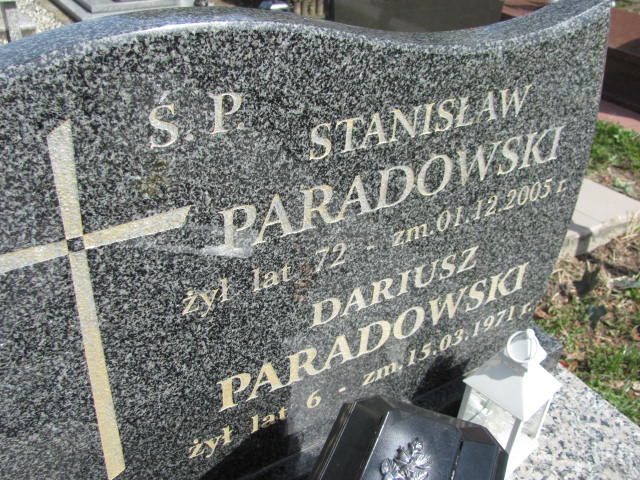 Dariusz Paradowski Skierniewice - Grobonet - Wyszukiwarka osób pochowanych