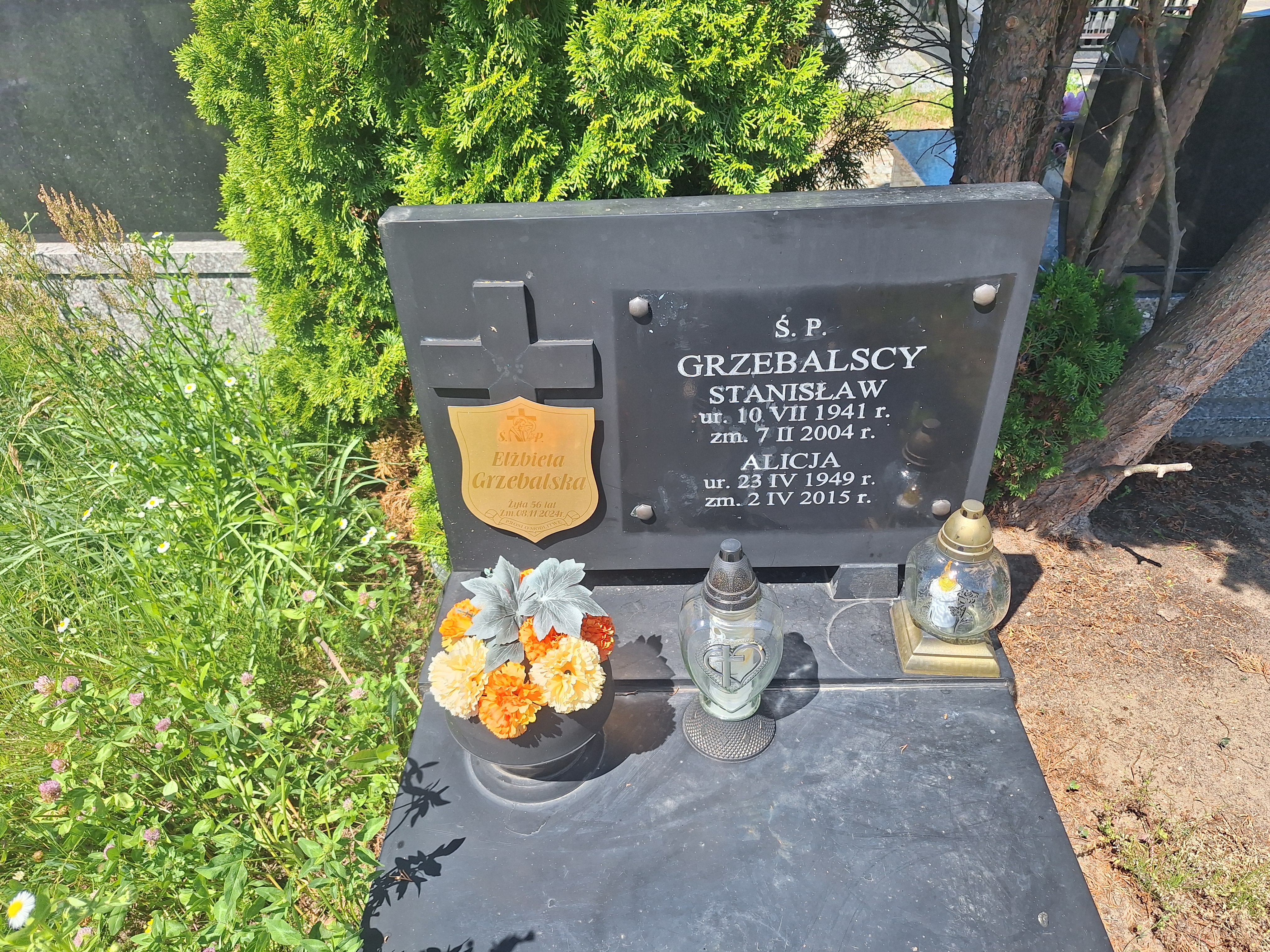 Grób Alicja Grzebalska