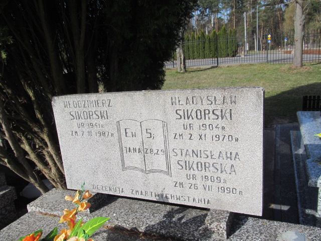 Władysław Sikorski 1904 Skierniewice - Grobonet - Wyszukiwarka osób pochowanych