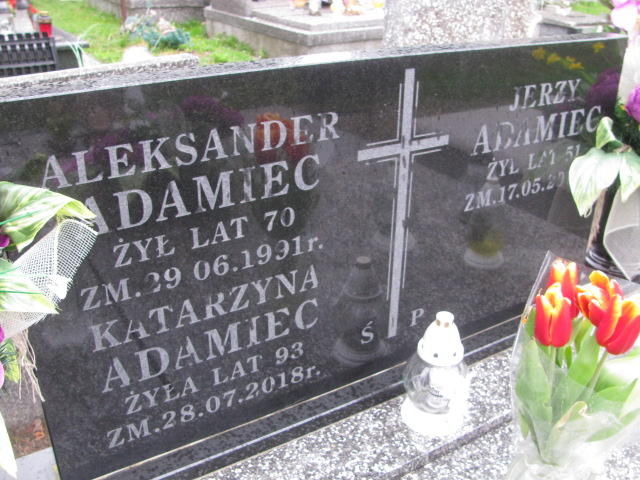 Aleksander Adamiec 1921 Skierniewice - Grobonet - Wyszukiwarka osób pochowanych