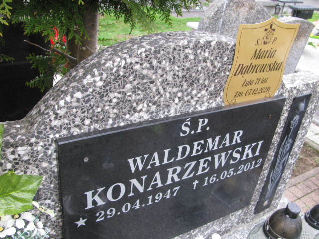 Waldemar Konarzewski 1947 Skierniewice - Grobonet - Wyszukiwarka osób pochowanych