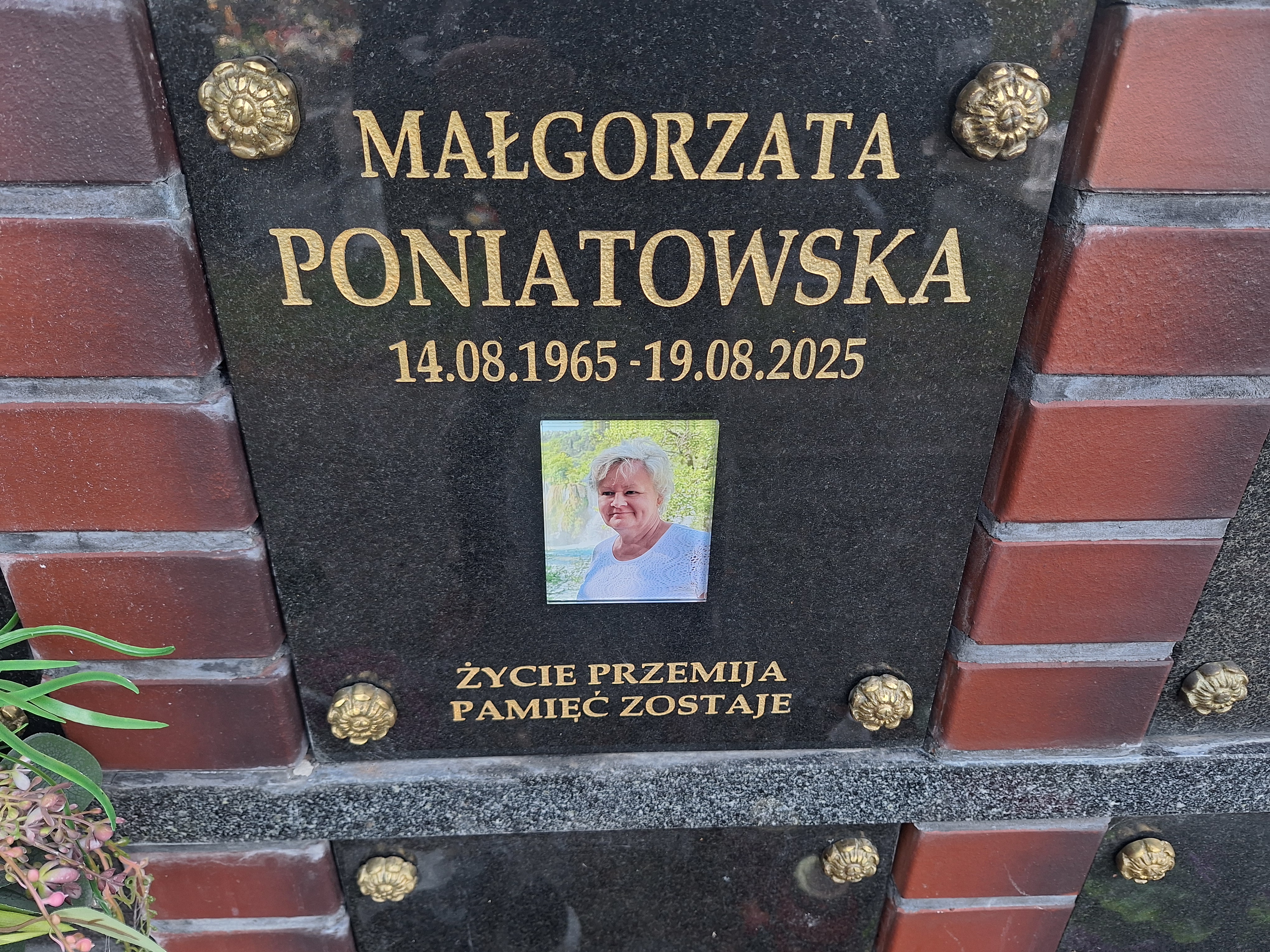 Małgorzata Poniatowska 1965 Skierniewice - Grobonet - Wyszukiwarka osób pochowanych